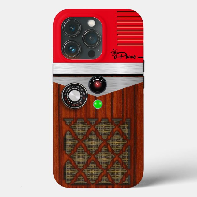 Funda De Case-Mate Para iPhone iphone retro (Reverso )