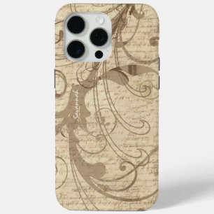 title_seo2 iPhone Swirl Pintage de escritura en vintage