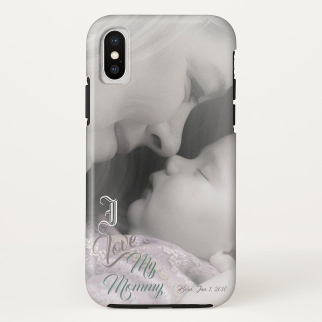 Funda De Case-Mate Para iPhone Iphone X espera regalo de madre (Reverso)