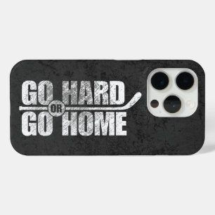 Funda Para iPhone 15 Pro Ir duro o volver a casa (hockey)