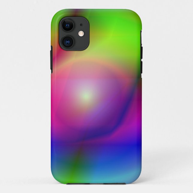 Funda De Case-Mate Para iPhone iris de arcoíris (Reverso)
