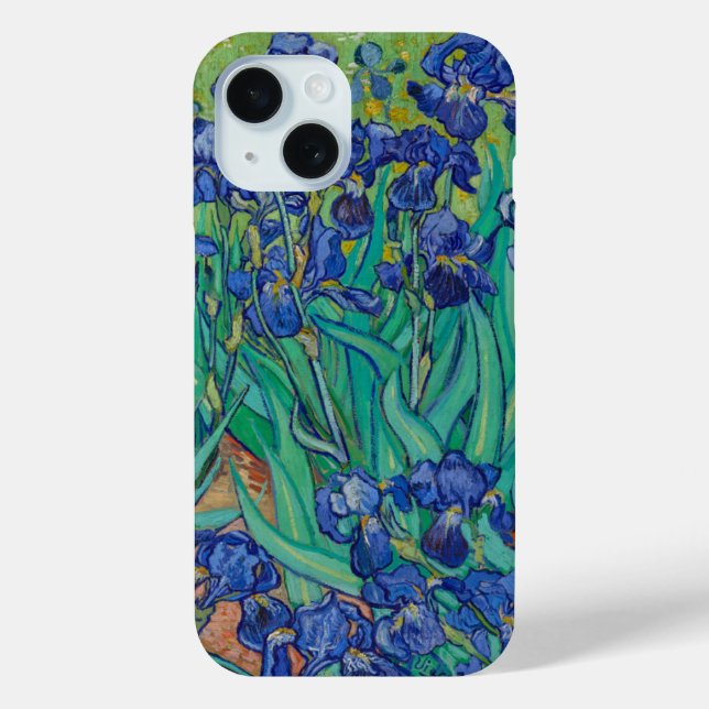 Funda De Case-Mate Para iPhone Iris de Van Gogh (Reverso )