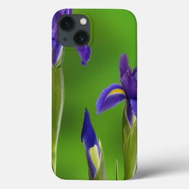 Funda De Case-Mate Para iPhone Iris Flowers (Reverso)