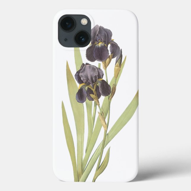 Funda De Case-Mate Para iPhone Iris Flowers (Reverso)
