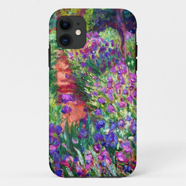 Funda De Case-Mate Para iPhone Iris Garden at Giverny (Reverso)