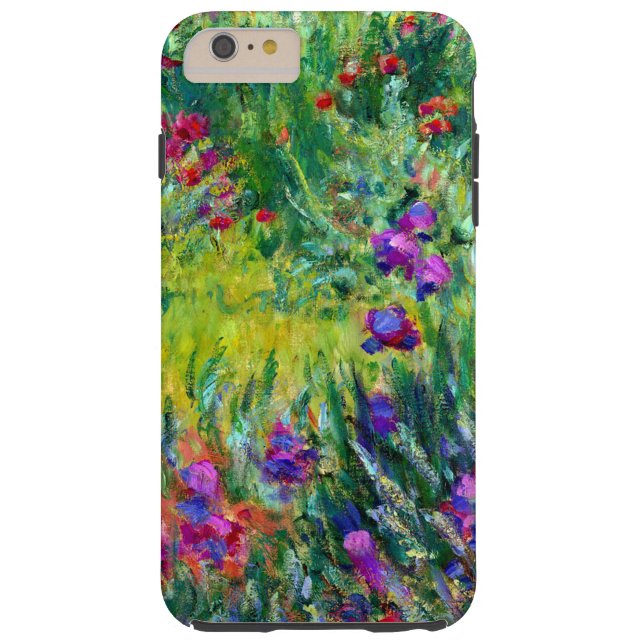 Funda De Case-Mate Para iPhone Iris Garden at Giverny Monet Bella Artes (Reverso)