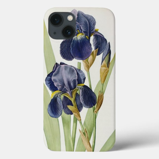 Funda De Case-Mate Para iPhone Iris Germanica, de "Les Liliacees", 1805 (Reverso)