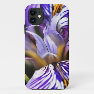 title_seo2 Iris In Violet Lilac and Purple Botanical Art