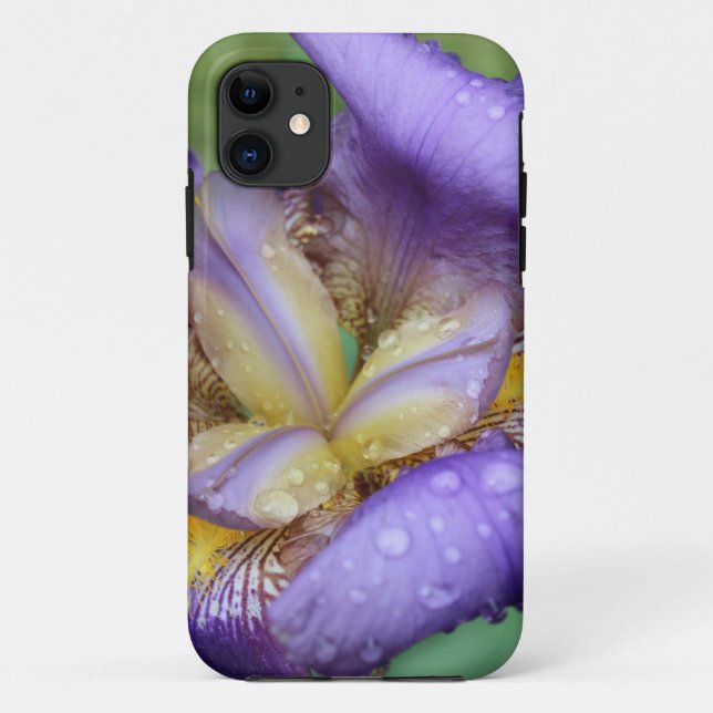 Funda De Case-Mate Para iPhone Iris morado (Iris Germanica) (Reverso)
