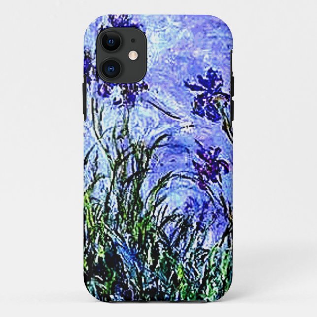 Funda De Case-Mate Para iPhone Irises de Claude Monet (Reverso)