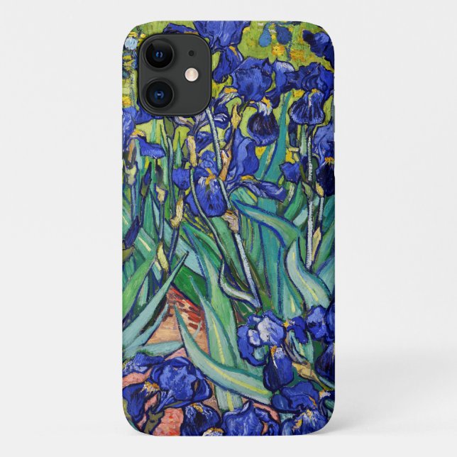 Funda De Case-Mate Para iPhone Irises de Vincent van Gogh (Reverso)