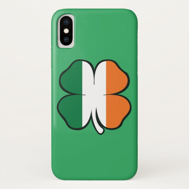 Funda De Case-Mate Para iPhone Irlanda bandera irlandesa shamrock clover st patri (Reverso)