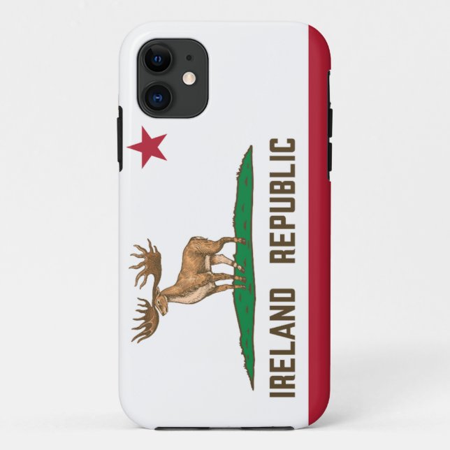 Funda De Case-Mate Para iPhone Irlanda República de Irlanda Gigante de la bandera (Reverso)
