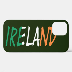 Funda Para iPhone 12 Irlanda sobrepuesta por la bandera irlandesa