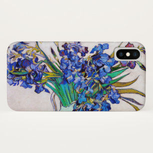 Funda Para iPhone X Irlandeses por arte de flores azules de Vincent Va