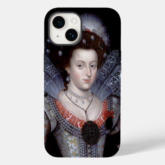Funda De Case-Mate Para iPhone Isabel, Reina de Invierno de Bohemia (Reverso )