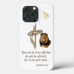 FUNDA PARA iPhone 13 PRO ISAIAH 41:10