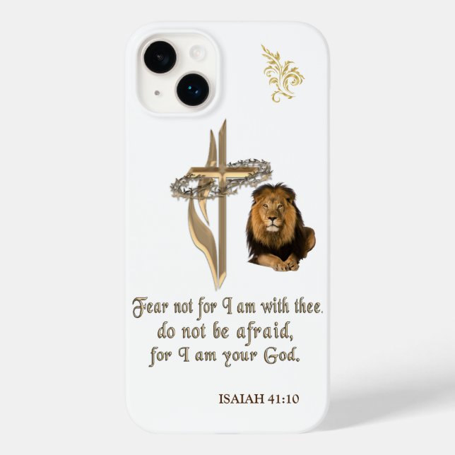 FUNDA DE Case-Mate PARA iPhone ISAIAH 41:10 (Reverso )