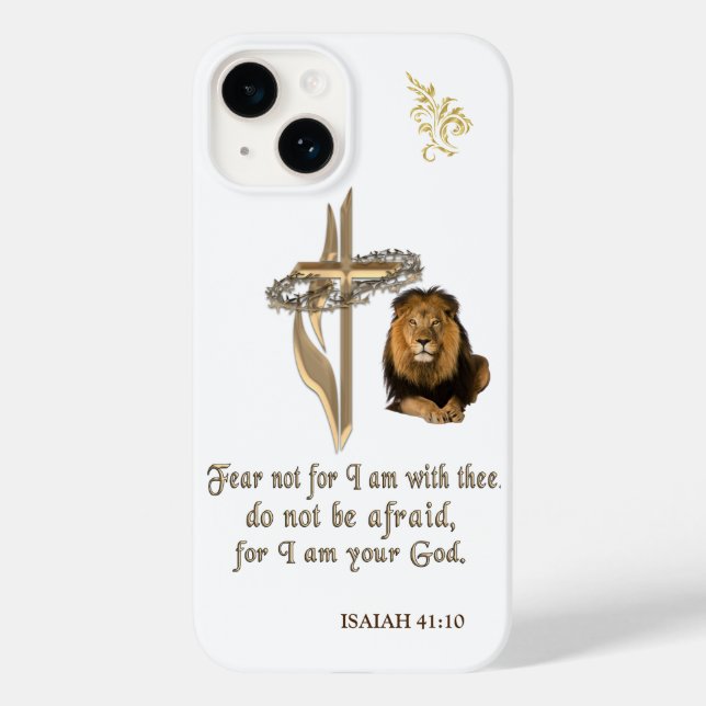 FUNDA DE Case-Mate PARA iPhone ISAIAH 41:10 (Reverso )