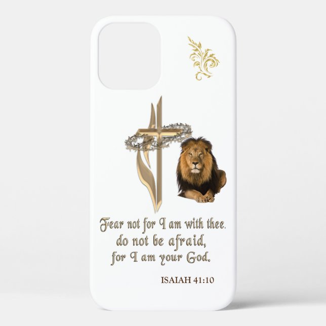 FUNDA DE Case-Mate PARA iPhone ISAIAH 41:10 (Reverso )