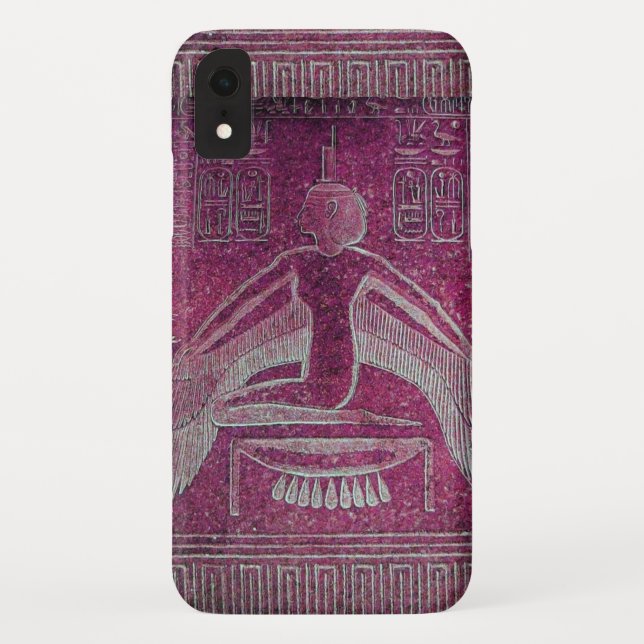 Funda De Case-Mate Para iPhone ISIS / Diosa egipcia, rosa antiguo (Reverso)