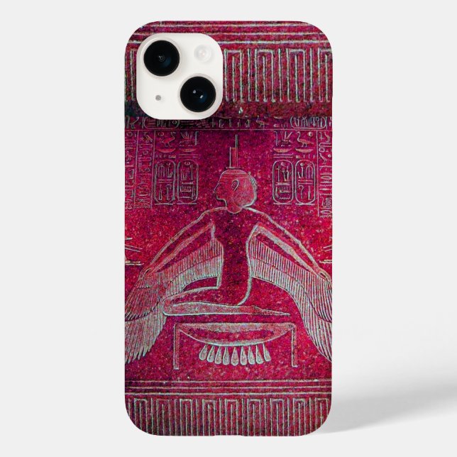 Funda De Case-Mate Para iPhone ISIS, rosa blanco rojo antiguo (Reverso )