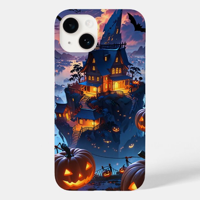Funda De Case-Mate Para iPhone Isla Calabaza (Reverso )