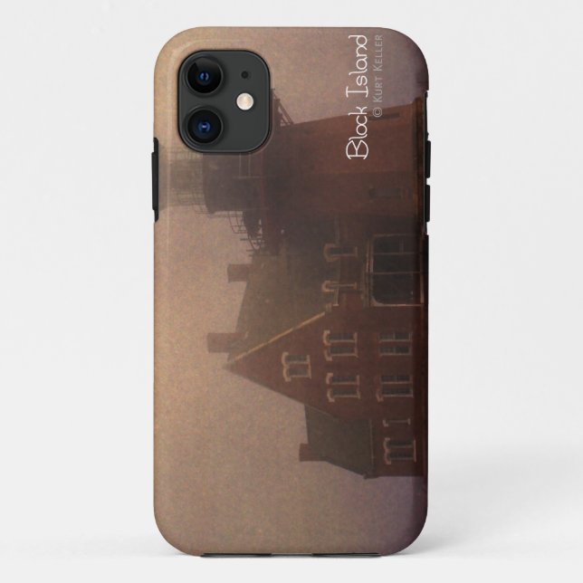 Funda De Case-Mate Para iPhone Isla de bloques (Reverso)