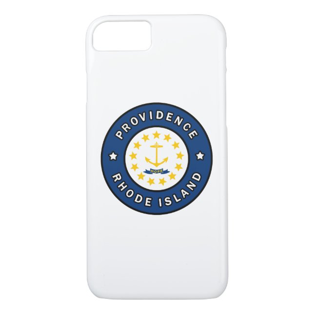 Funda De Case-Mate Para iPhone Isla Providence Rhode (Reverso)