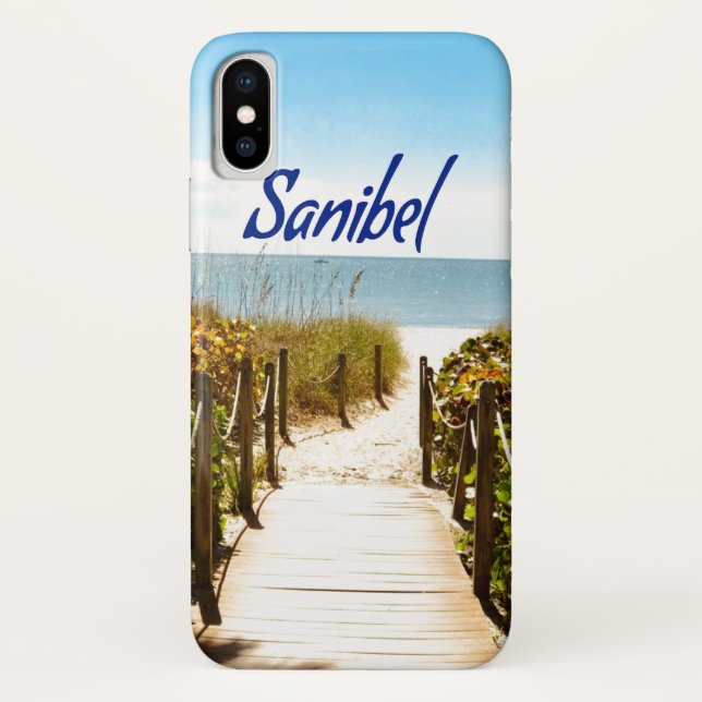 Funda De Case-Mate Para iPhone Isla Sanibel Florida Beach Ocean (Reverso)
