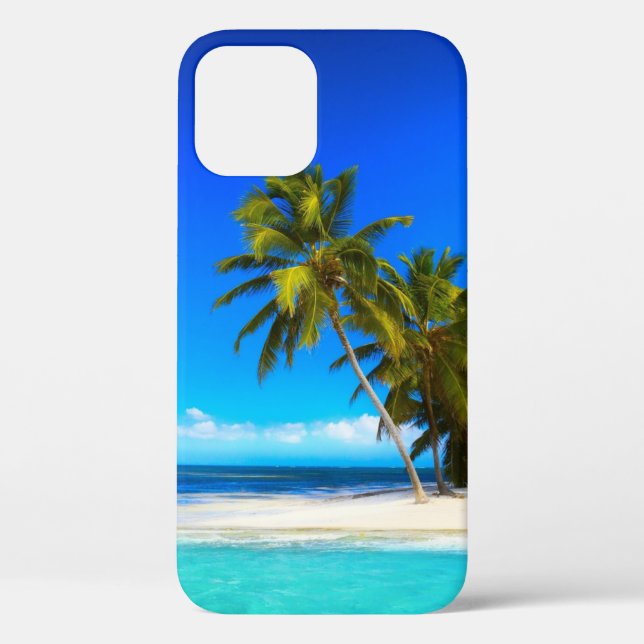 Funda De Case-Mate Para iPhone Isla Tropical (Reverso )