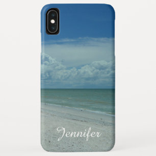 Funda Para iPhone XS Max Isla Tropical Personalizada Hermosa Playa de Aqua