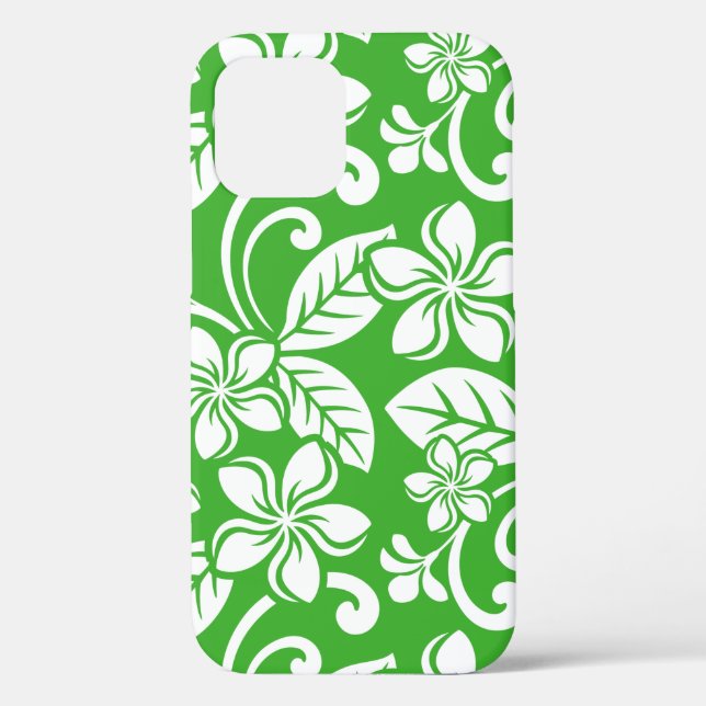 FUNDA DE Case-Mate PARA iPhone ISLAND PLUMERIA (CITRUS GREEN) (Reverso )