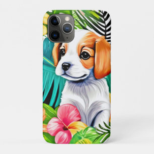 Funda Para iPhone 11 Pro Island Puppy: Un Amigo Floral