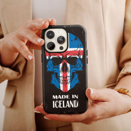 Funda Para iPhone 13 Pro Max Islandia fabricada en Islandia Skull iPhone Case M