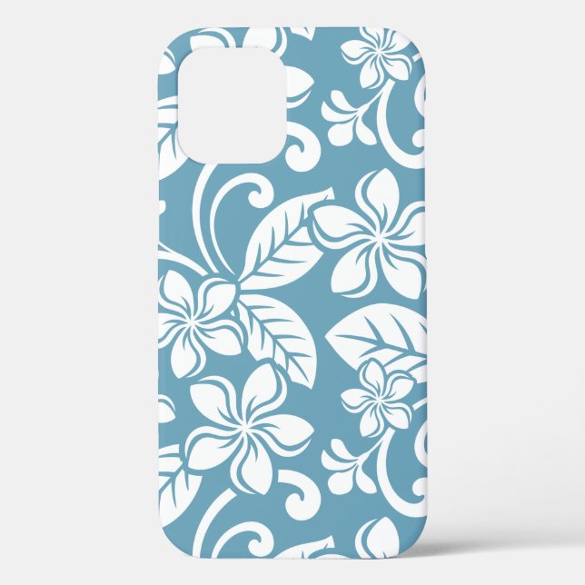 FUNDA DE Case-Mate PARA iPhone ISLANDIA PLUMERIA (AZUL ESLADO) (Reverso )