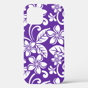 FUNDA PARA iPhone 12 ISLANDIA PLUMERIA (PURPLE)