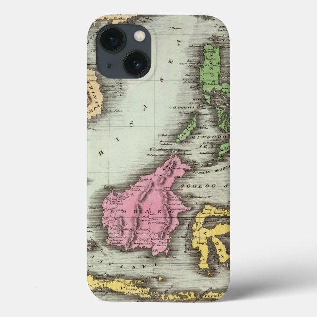 Funda De Case-Mate Para iPhone Islas del Este de la India 2 (Reverso)