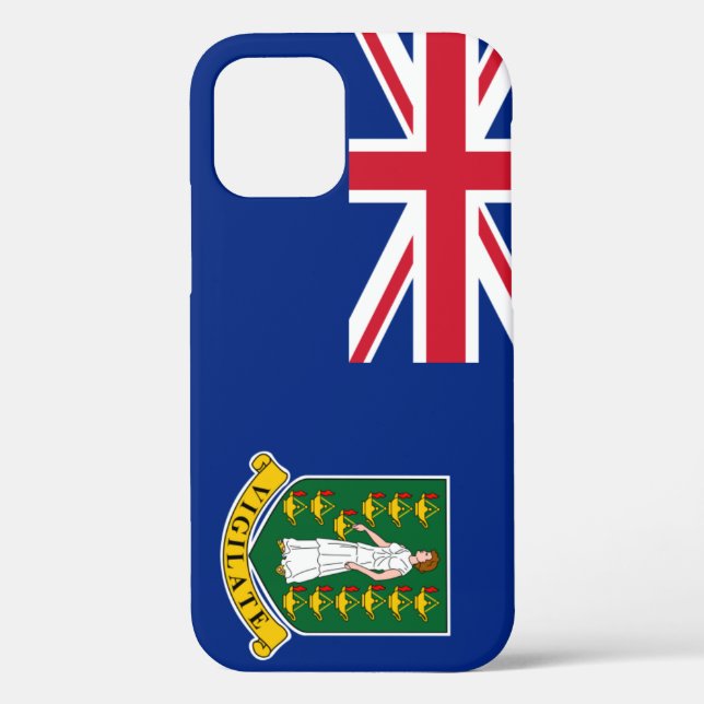 Funda De Case-Mate Para iPhone Islas Vírgenes Británicas (Reverso )