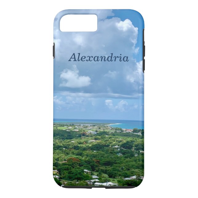 Funda De Case-Mate Para iPhone Islas Vírgenes Santa Cruz Sandy Point Personaliza (Reverso)
