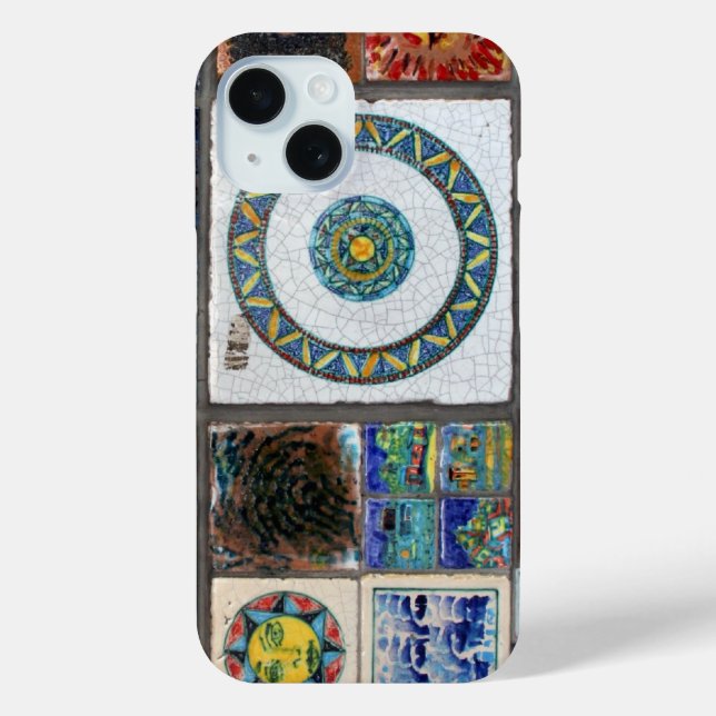 Funda De Case-Mate Para iPhone italia de mosaico (Reverso )