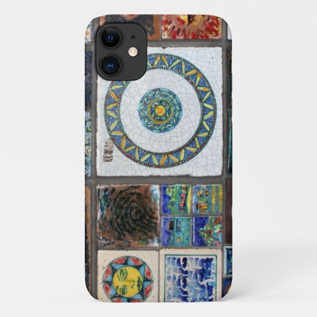 Funda De Case-Mate Para iPhone italia de mosaico (Reverso)