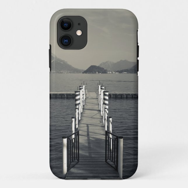 Funda De Case-Mate Para iPhone Italia, provincia de Como, Tremezzo. Embarcadero d (Reverso)