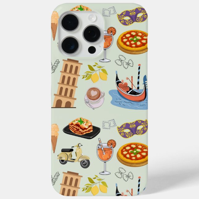 Funda De Case-Mate Para iPhone Italia Vacaciones perfectas (Reverso )