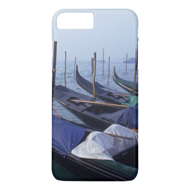 Funda De Case-Mate Para iPhone Italia, Venecia. Gondolas. (Reverso)