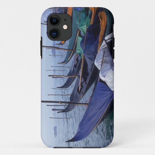 Funda De Case-Mate Para iPhone Italia, Venecia. Gondolas. (Reverso)