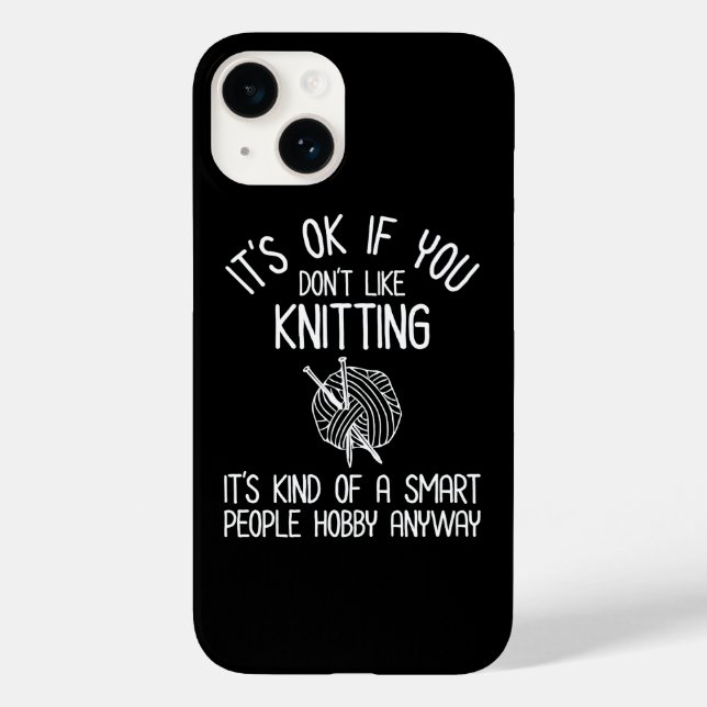 Funda De Case-Mate Para iPhone It's OK If You Don't Like Knitting (Reverso )