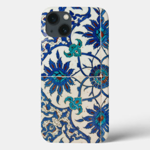 Funda Para iPhone 13 Iznik Tiles Blue