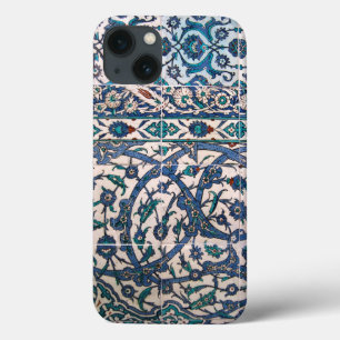 Funda Para iPhone 13 Iznik Tiles entrelazados