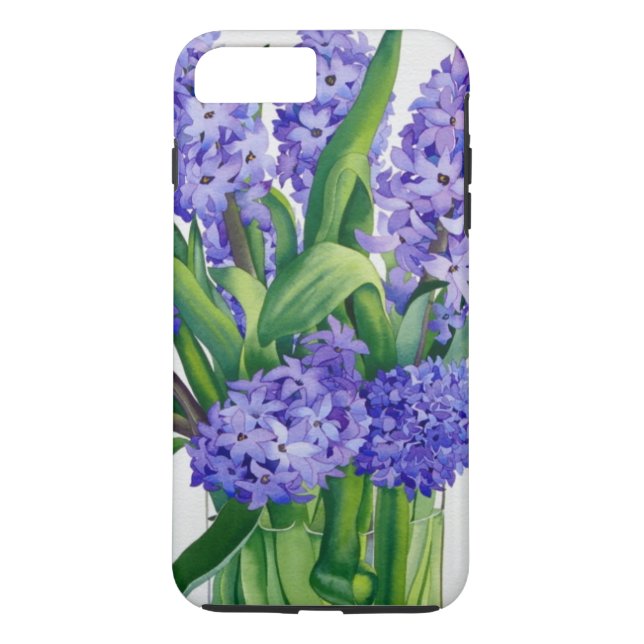 Funda De Case-Mate Para iPhone Jacintos azules (Reverso)